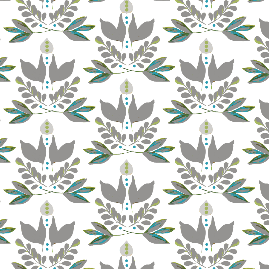 Wallpaper Double Roll / Grey Lotus Wallpaper dombezalergii