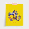 Marfa Cowboy Print Gallery Print Yellow / 5x7 / Unframed