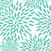 Mums The Word Peel & Stick Wallpaper Peel & Stick Wallpaper Teal / 24"x 48"