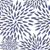 Mums The Word Traditional Wallpaper Wallpaper Navy / Double Roll