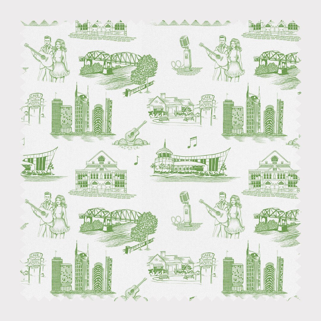 Nashville Toile Fabric dombezalergii