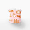 Nashville Toile Ice Bucket Ice Bucket Orange Pink / Lucite