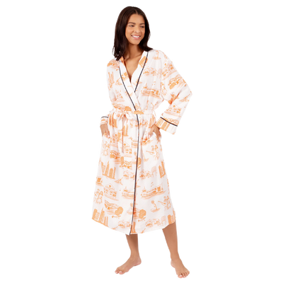 Robe S/M / Apricot Nashville Toile Robe dombezalergii