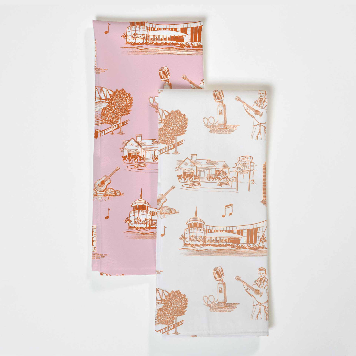 Tea Towel Nashville Toile Tea Towel Set dombezalergii