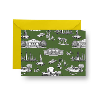 Folded Notecard Hunter New York Folded Notecard Set dombezalergii