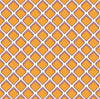 Parker Traditional Wallpaper Wallpaper Orange / Double Roll