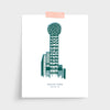 Reunion Tower Gallery Print Gallery Print White / 5x7 / Unframed