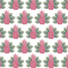 Spring Pineapples Peel & Stick Wallpaper Peel & Stick Wallpaper Pink / 24" X 48"