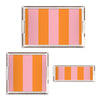 Stripes Lucite Tray Lucite Trays