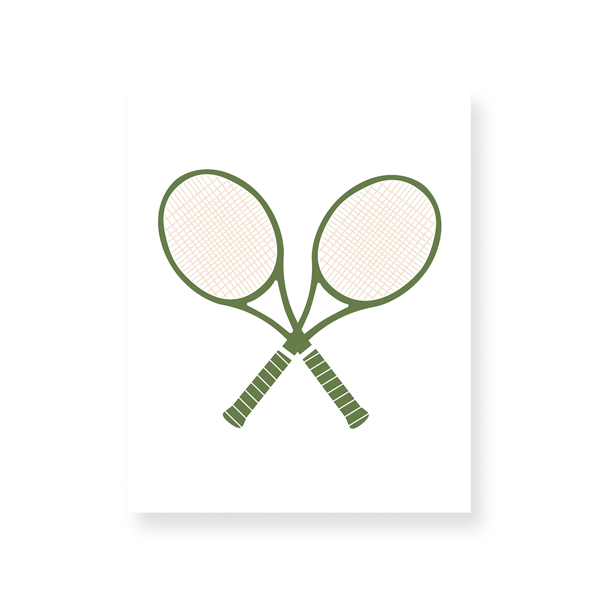 Gallery Print Tennis Racket Gallery Print dombezalergii