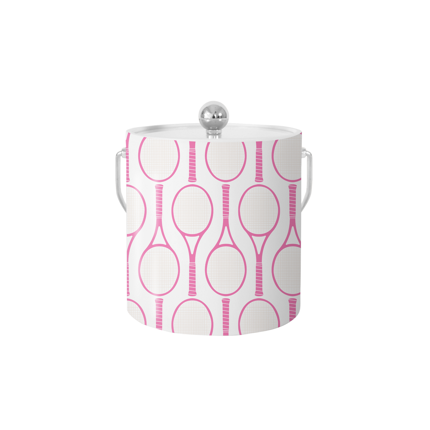 Ice Bucket Silver / Pink Tennis Time Ice Bucket dombezalergii