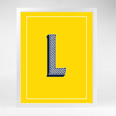 Gallery Prints L The Letter Series dombezalergii