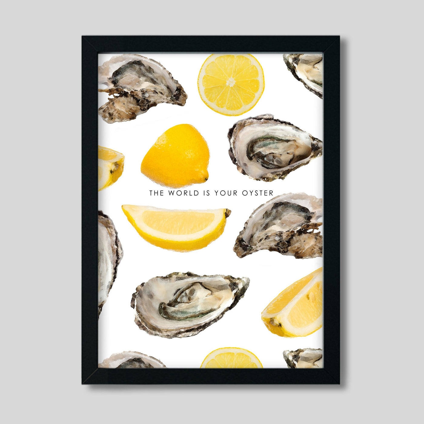 The World is Your Oyster Print dombezalergii