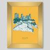 Trinity River Gallery Print Gallery Print Yellow / 8x10 / Gold Frame