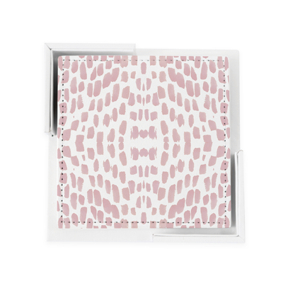 Coaster Set Pink Watermarks Coaster Set dombezalergii