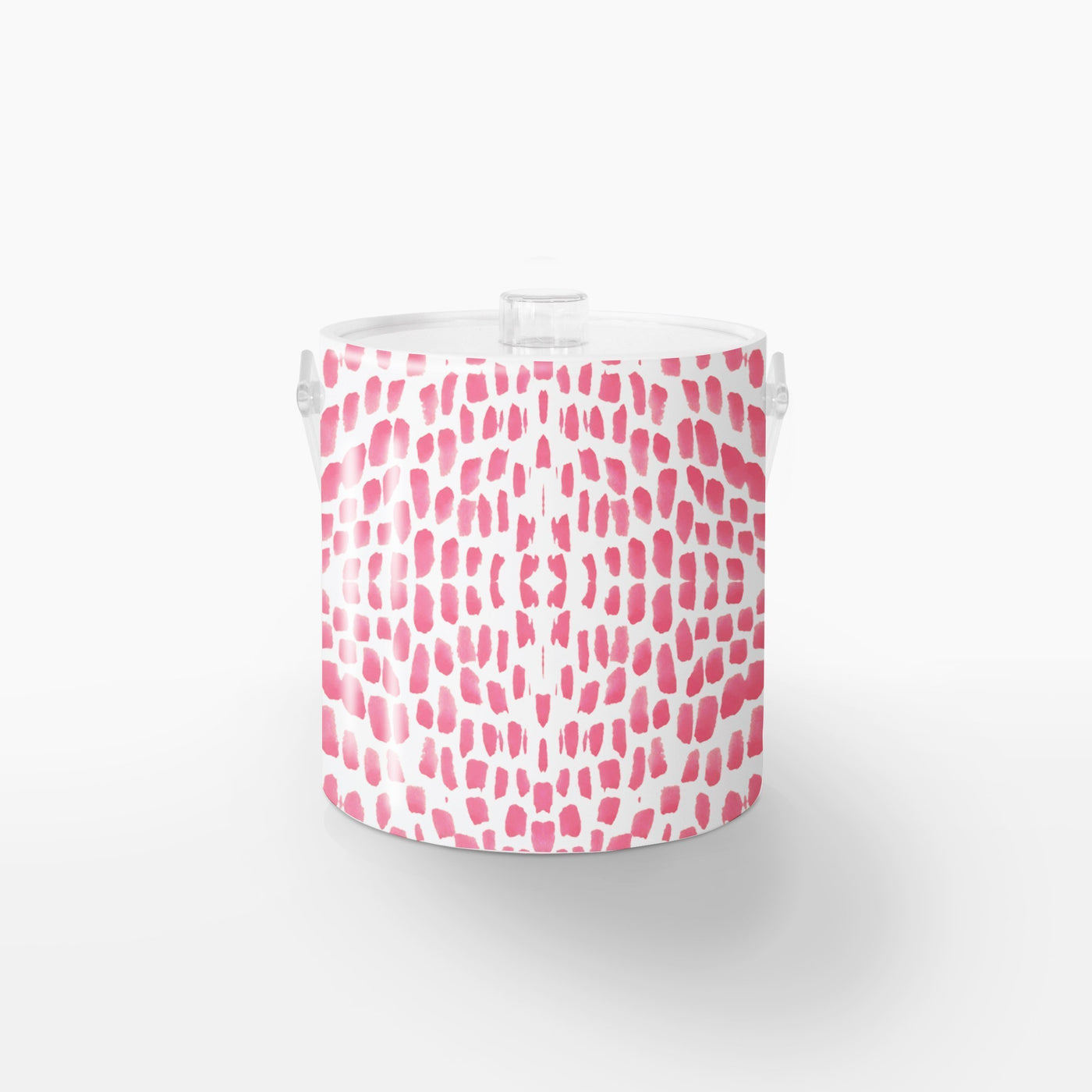 Ice Bucket Pink / Lucite Watermarks Ice Bucket dombezalergii