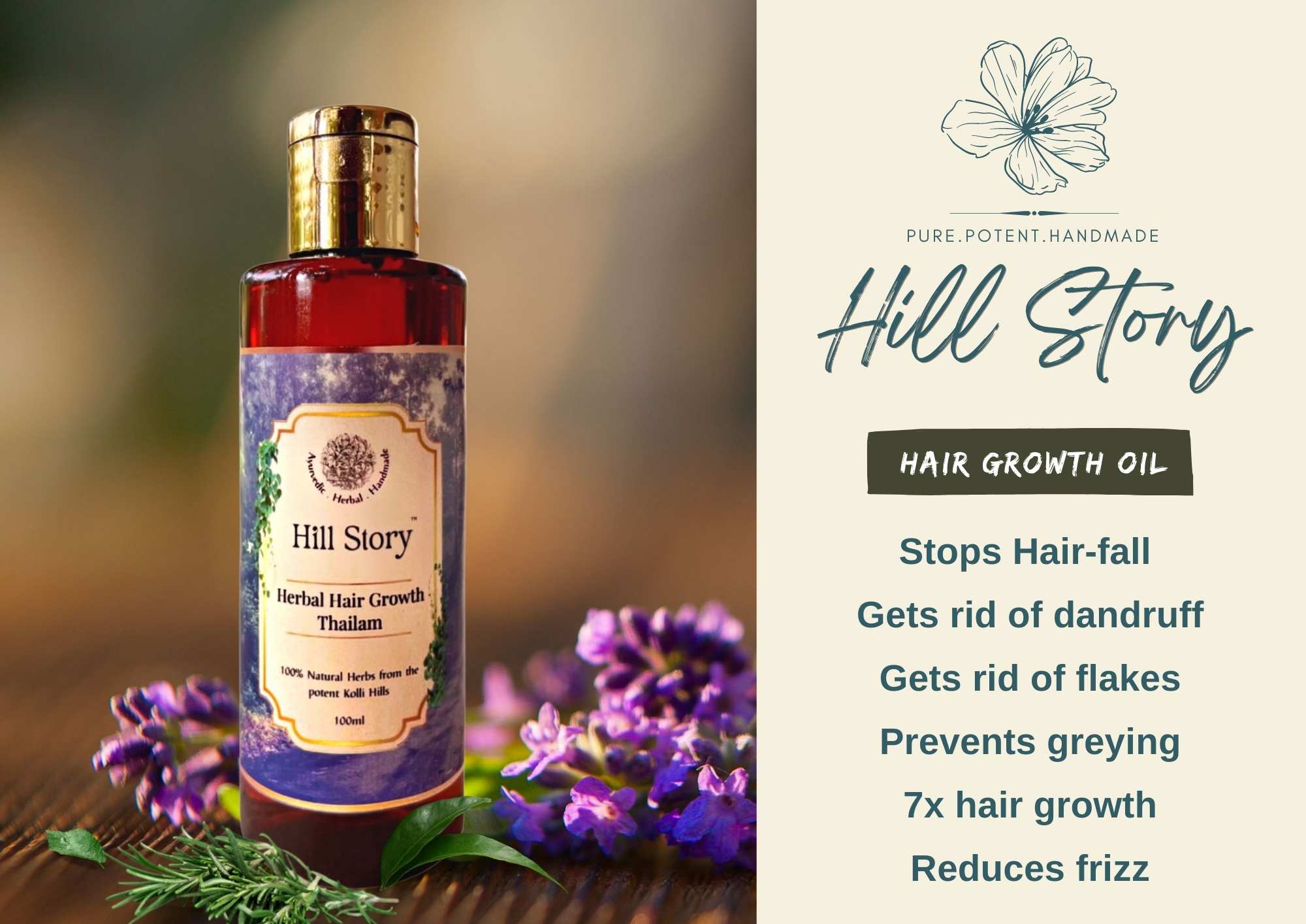 Buy Khadi Pure Herbal Hair Growth Oil  Tulsi 210 ml Online at Best Price  Hair  Oils
