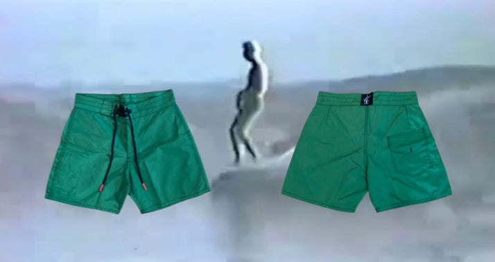 green "STONER" trunks