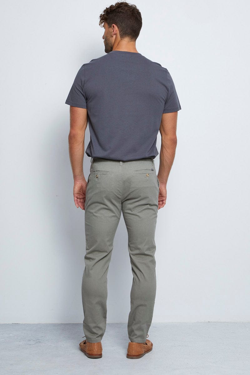 Men's Chino Pant Slim Fit Cotton Stretch | AM Supply