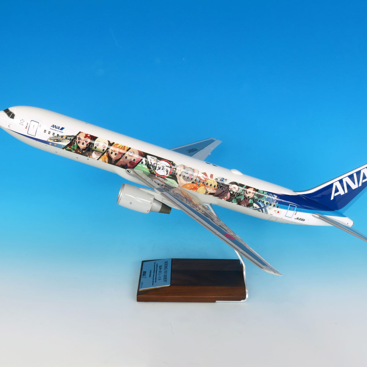 新品@ANA B767-300ER 鬼滅の刃 第ニ号ジェット 1/400JA608Aスケール 