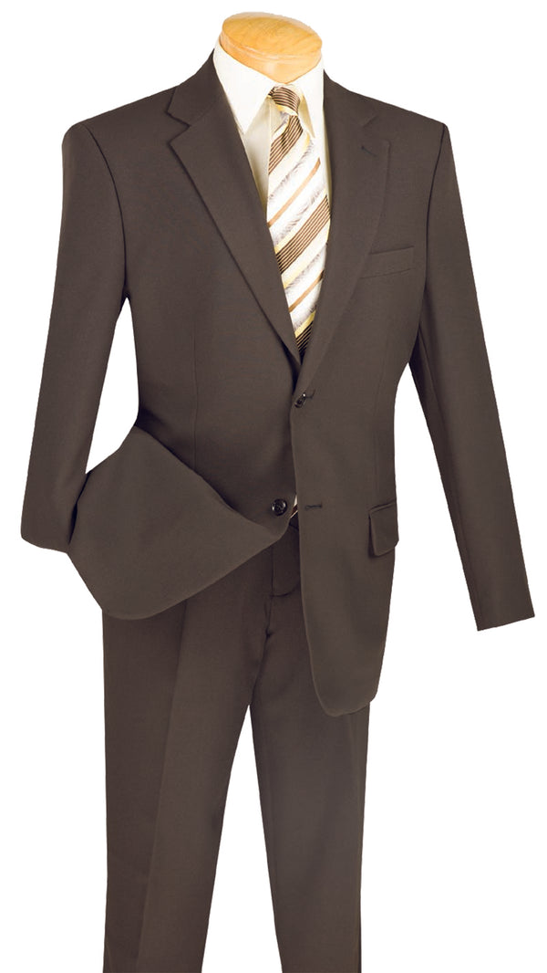 Men's Suits Brown 3 Piece Slim Fit Two Button Wedding Groom Party Wear Coat  Pant – Suits99