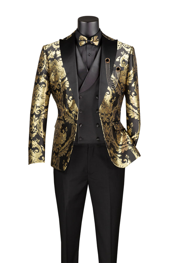 Details more than 275 gold suit mens