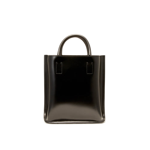 CURVE TOTE L BLACK/CHOCOLATE BROWN – Courtney Orla