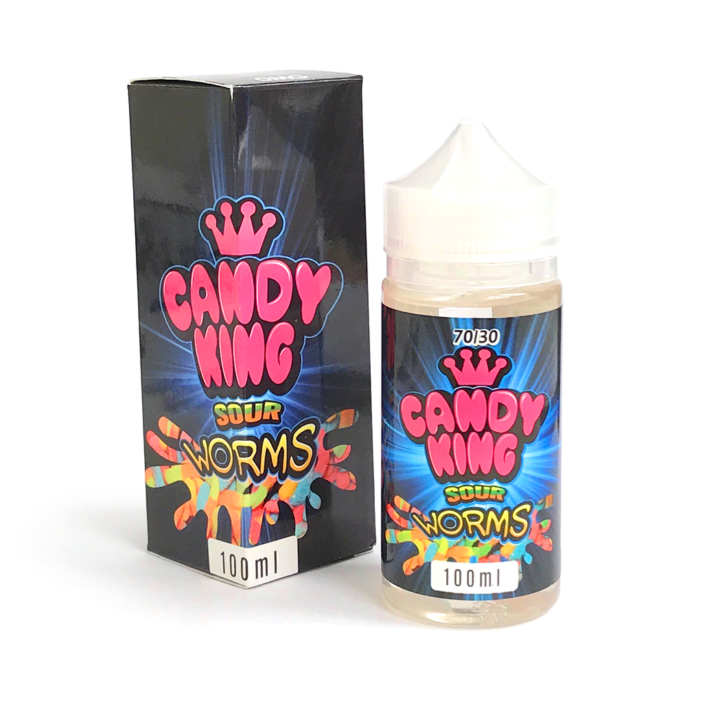 Candy King Sour Worms 100ml eLiquid - Vapor e Juice Online
