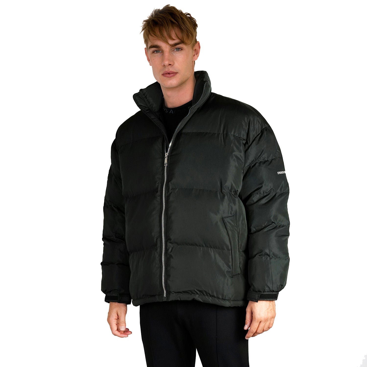 BLACK PUFFER JACKET – William Strouch