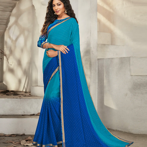 Get Sridevi's blue saree