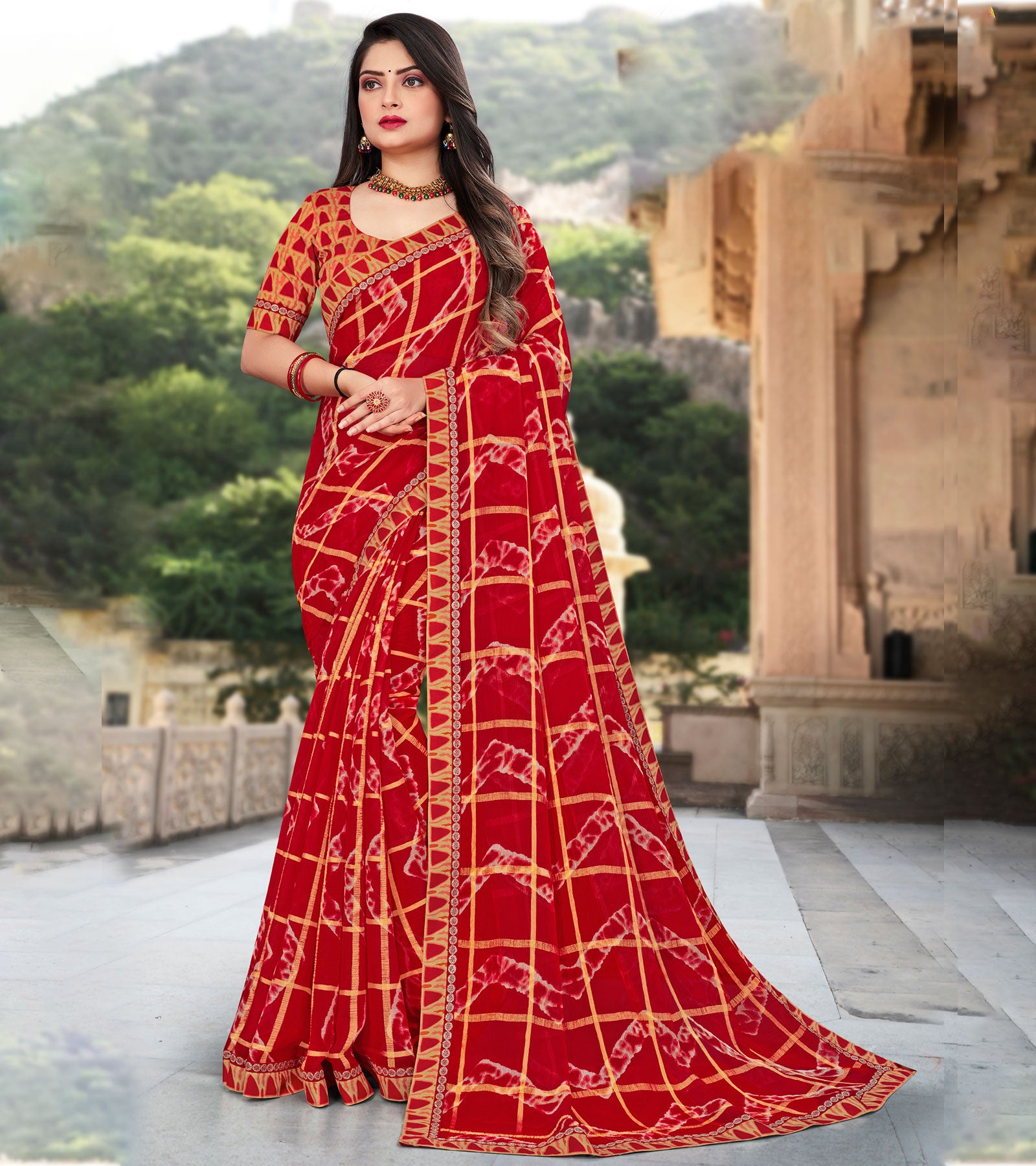 Laxmipati Party Silk Saree (Red) in Pune at best price by Vastrakala  Paithani and Silk Sarees - Justdial