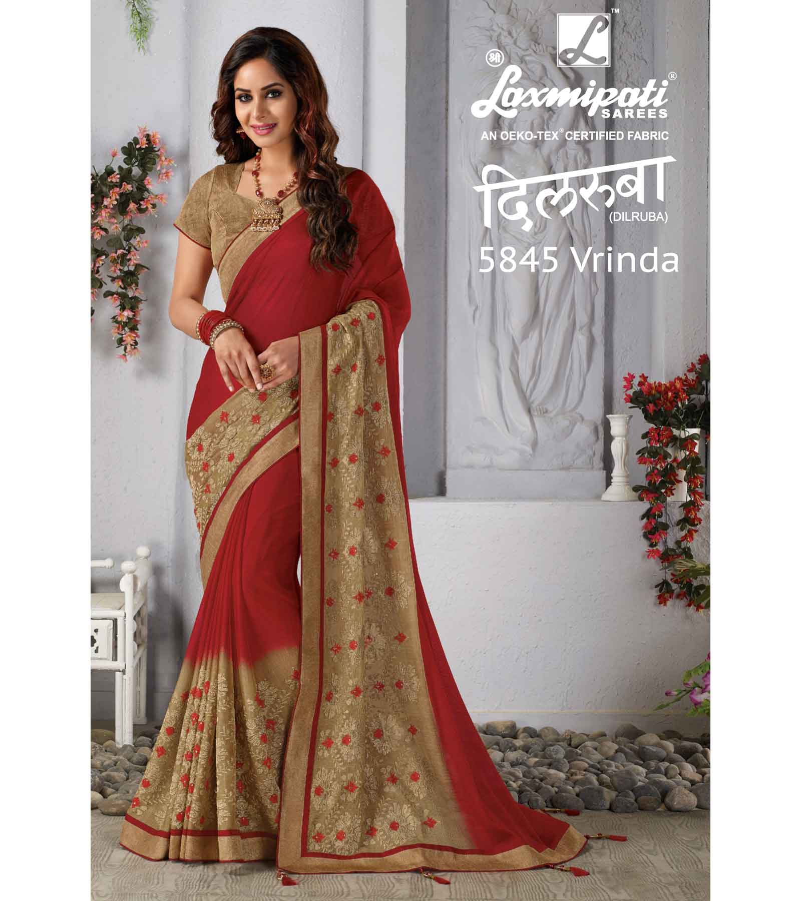 Laxmipati Present Laado Fancy Ethnic Wears Designer Saree Wholesale Price