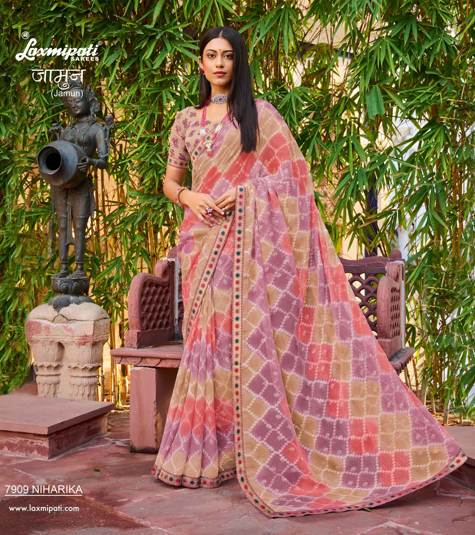 Buy Laxmipati Fashion Women's Banarasi Silk Designer Saree at Amazon.in