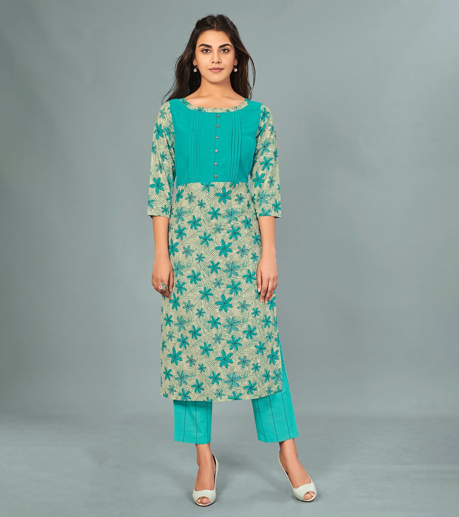 LONG STRAIGHT KURTI DESIGN