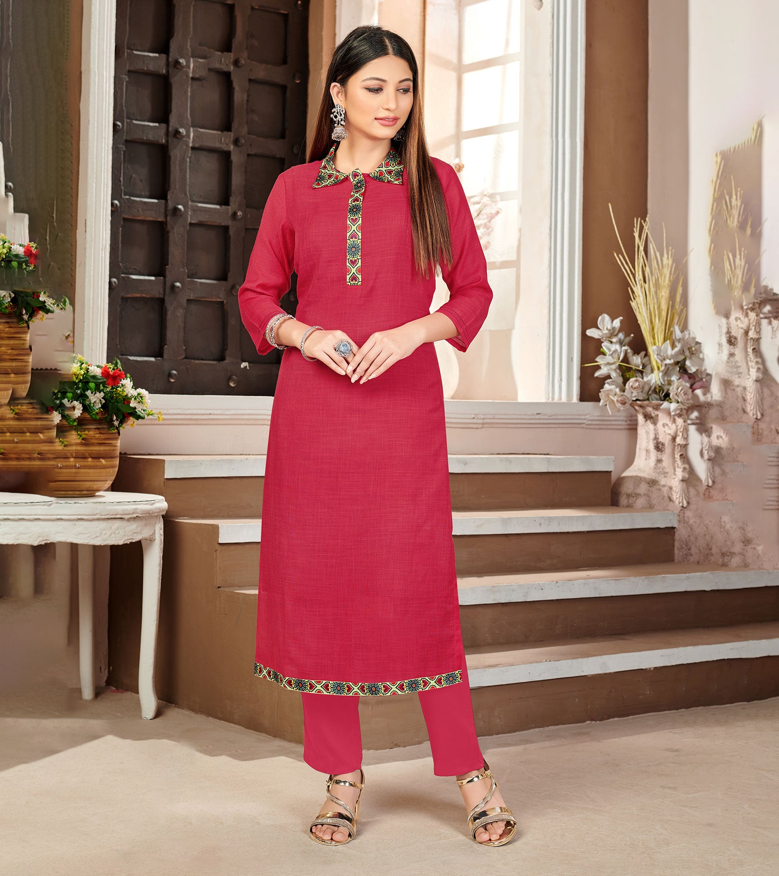 LONG STRAIGHT KURTI DESIGN