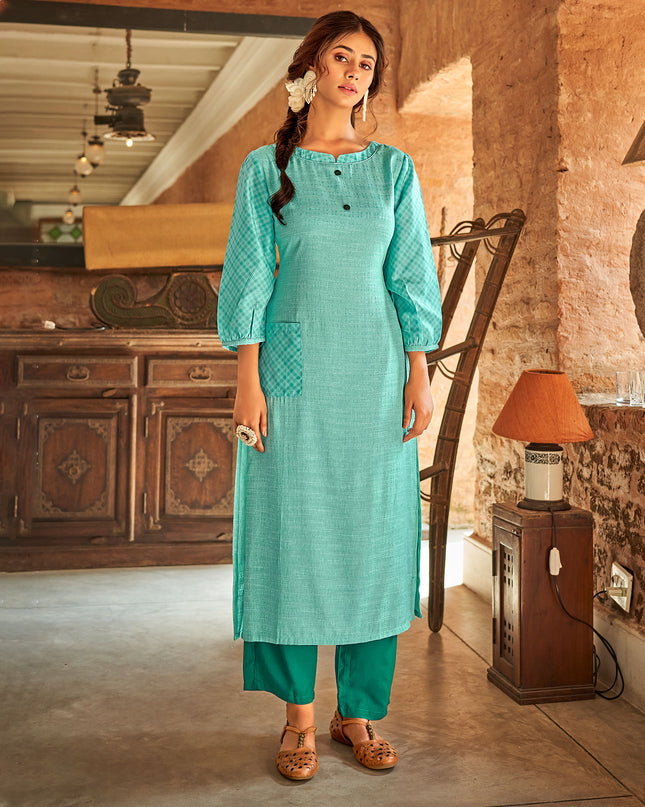 Cotton Kurtis With Straight Pants, Hand Wash, 140 at Rs 440/piece