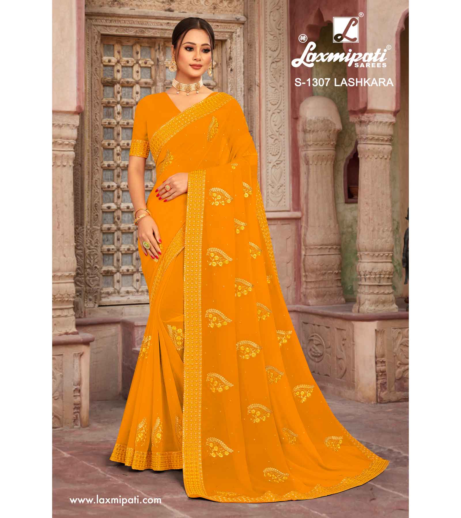 Laxmipati Saree Navgeet 6450 in Surat at best price by Agarwal fashion -  Justdial