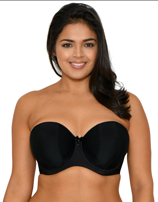 BCBGMAXAZRIA Woemns Vacation, Cara Convertible Strapless Bra Black