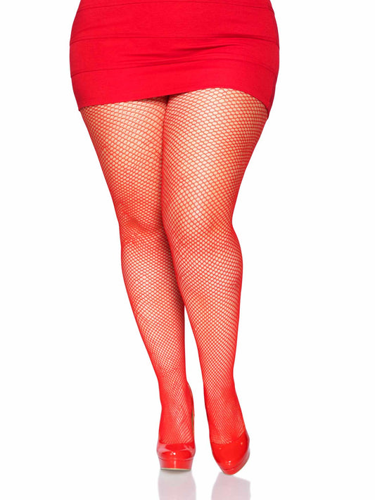 Isla Fence Net Tights, Women's Plus Size Hosiery