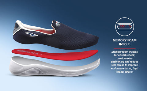 Cuccoo Running Shoes,Sports Shoes for Women|Memory Foam Insole Walking Shoes  Slip On Sneakers