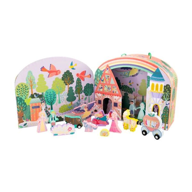 Puzzle Silhouette - Château Fort Djeco-07258 54 pièces Puzzles - Châteaux  et Palaces