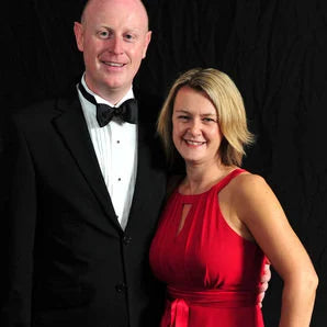 Carol and Guy dressed up for the Awards Gala