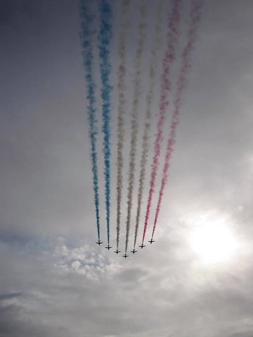 Red Arrows Missing Man Formation