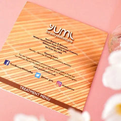 Yumi Beauty Salon Brochure Design