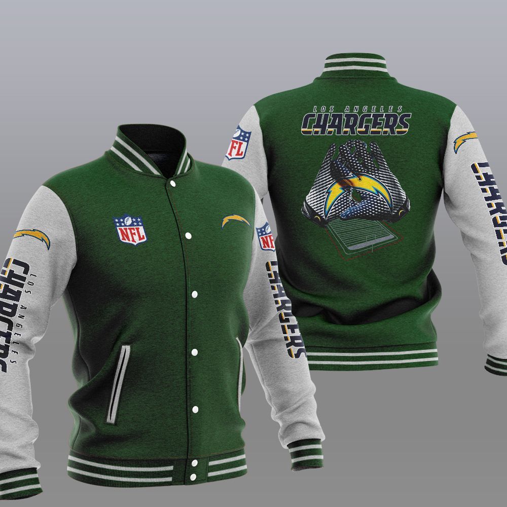 Los Angeles Chargers Casual 3D Letterman Jacket