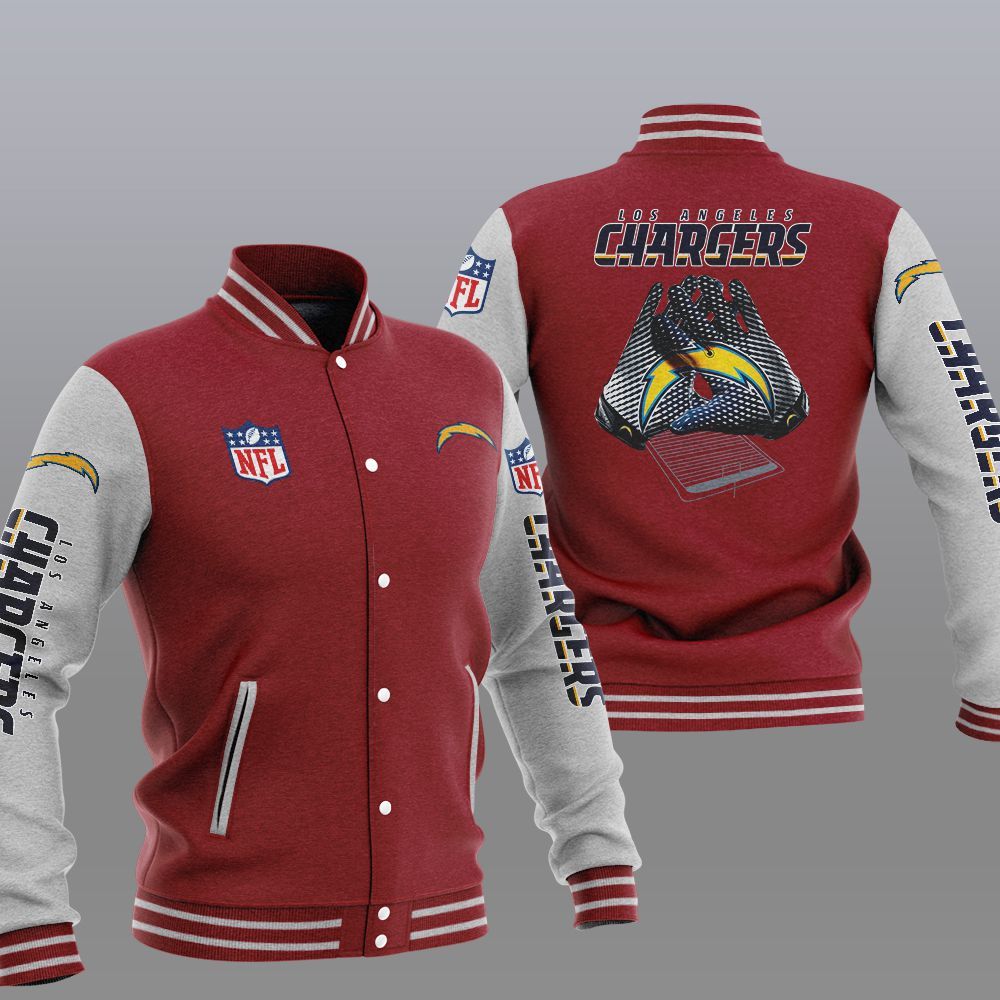 Los Angeles Chargers Casual 3D Letterman Jacket