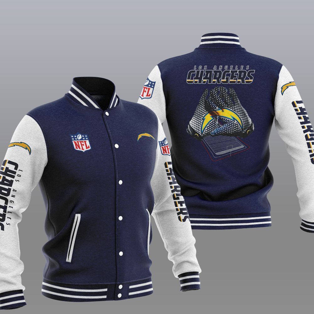 Los Angeles Chargers Casual 3D Letterman Jacket