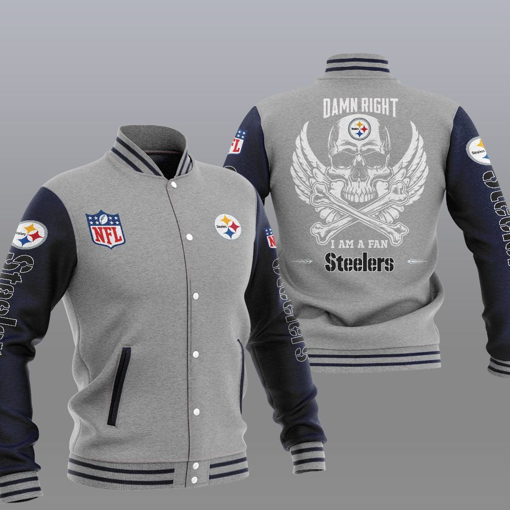 Pittsburgh Steelers Casual 3D Letterman Jacket