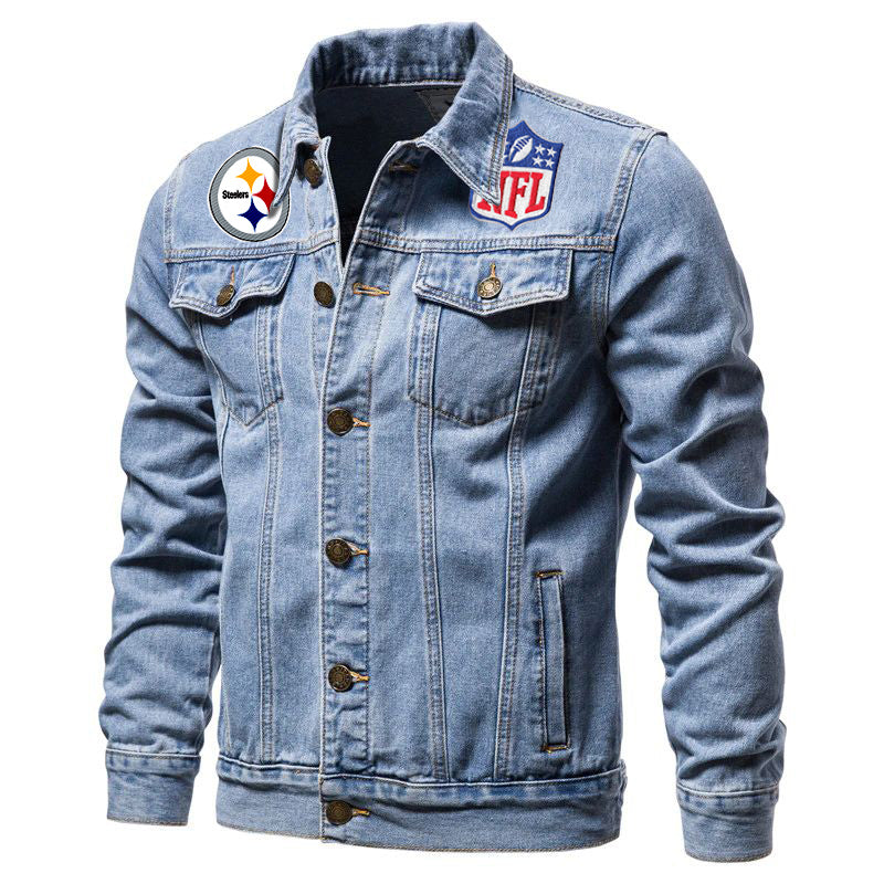 Pittsburgh Steelers Denim Jacket