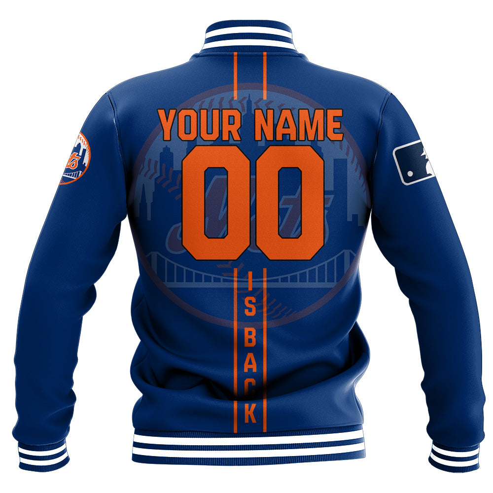 New York Mets Casual Letterman Jacket